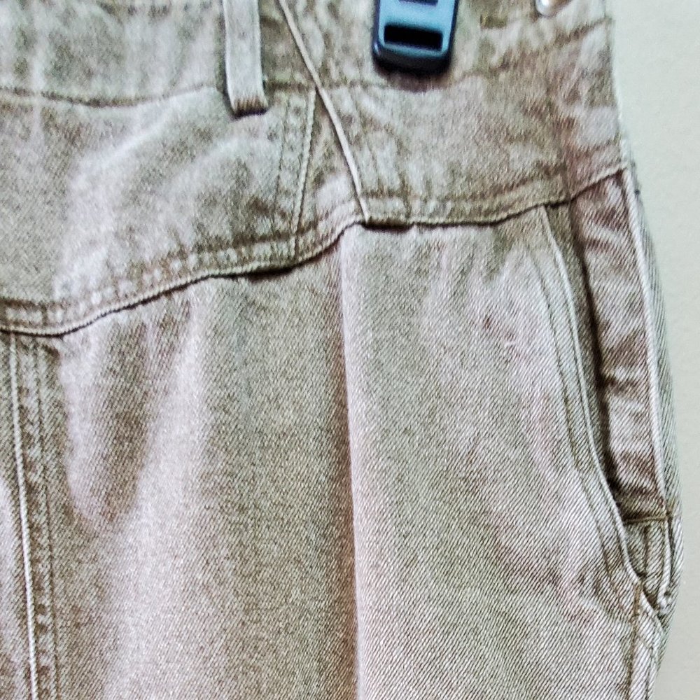 Liz Claiborne VINTAGE Two Piece Brown Denim Jacket and Skirt - Picture 11 of 14